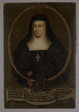 Portrait of Zofia Radziwillówna post 1672–post 1690, Visitationist nun, unknown Polish painter.