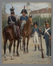 Brigadier General, Colonel, Officer and Veteran Soldiers, Chelminski, Jan 1851–1925 painter, early