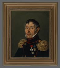 Portrait of Krzysztof Koryzna, lieutenant colonel of artillery from 1831, unknown Polish painter,