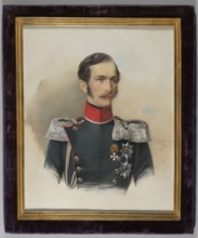 Prince Alexander von Hesse and bei Rhein 1823–1888 in the uniform of a major of the cavalry of the