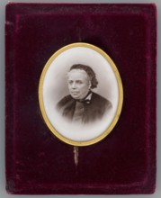 Portrait of Mlle Rousset at about age 70 died 1893, secretary and librarian of Izabella;