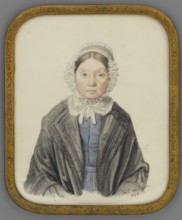 Portrait of Anna Jadwiga Sapieha née Zamoyska 1772–1859 in old age. Painted by Izabela Dzialynska
