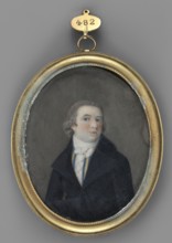 Portrait of a Man in a Black Frock Coat, Legrand, Franz 1807–1833 painter. Subject: men's portrait,