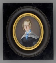 Portrait of Mrs. Ordezyna? Antonina née Kielczewski 1811–1893, wife of Józef Ordega, Lodzia coat of