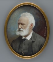 Portrait of the French writer Victor Hugo 1802–1885 by Wladyslaw Ciesielski 1845–1901, 1887. Bust