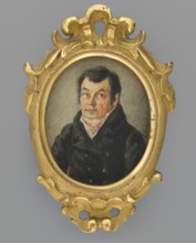 Portrait of a Man in a Black Frock Coat, Kokular, Aleksander 1793–1846, painter. Portrait of a man,