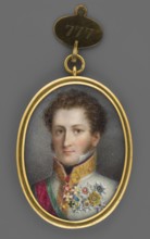 Prince Ernest I of Saxe-Coburg-Gotha 1784–1844 in a general's uniform of the Austrian army,
