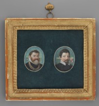 Co-bound portraits: an elderly man: Philippe von Bicken; Portrait of a Young Man, Johann Adam von