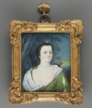 Caroline Louise of Hessen-Darmstadt as Diana 1723–1783, Margravine of Baden; unknown painter;