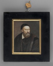Copy of Titian's self-portrait by Thil, Wilhelmine Louise du 1782–1819, amateur painter; miniature