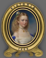 Victoria von Hesse and bei Rhein 1863–1950, daughter of Louis IV of Hesse, portrayed as a girl