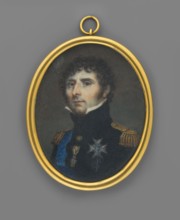 Charles XIV Bernadotte, King of Sweden 1763–1844, painted by François Gérard 1770–1837 and an