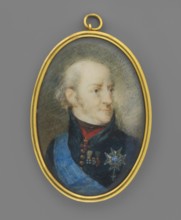 Charles XIII, King of Sweden 1763–1844, unknown artist, portrait miniature, ca. 1800; subject: