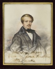 Maurycy Mann 1814–1876, writer, publicist, politician, co-editor of the newspaper Czas, accompanied