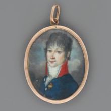 Seweryn Potocki 1762–1829, Grand Crown Carver, senator, brother of Jan Podróznik. Bust portrait,