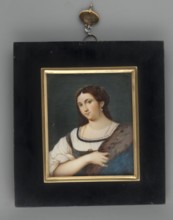 La Fornarina after Sebastiano del Piombo; Thil, Wilhelmine Louise du 1782–1819 painter; copy from