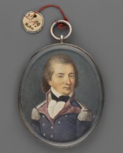 Portrait of the young General Jan Henryk Dabrowski 1755–1818 in uniform based on an image from the