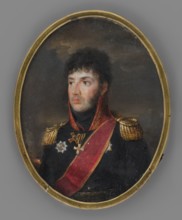 Portrait of Russian General Pyotr Alexandrovich Davydov?, Dove, fl. 1820 painter, Dawe, George