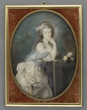 Unknown Countess von Clamm und Gallas, portrait almost identical to the image of Vincent Lesseur's