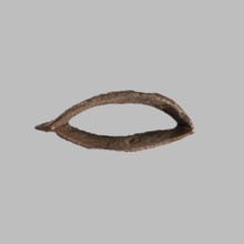 Eye setting, Small eye setting, possibly from a child's sarcophagus mask or a figurine's face,