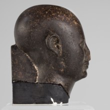 Head of a priest figurine, Goluchów Greater Poland Voivodeship. The head of a priest, in accordance