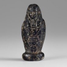 Amulet - god Osiris in hydria; maker, Osiris Canopic mythology; Egyptian deities; Egyptian