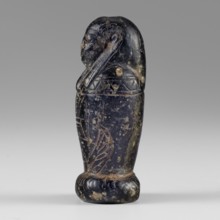 Amulet — god Osiris in hydria; maker, Osiris canopic figure; Egyptian deities, Egyptian religion;