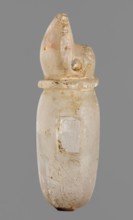Amulet - heart with a sun disc;, sun disc iconography; protective amulet; grave goods; Late Period,