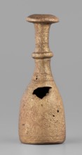 Bottle-type idol base, unknown Luristan workshop. A bottle-shaped base with a long, narrow neck