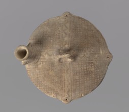 Askos., Cyprus, 1900–1650 BC. Cypriot White Painted Ware III–IV. Terracotta reddish clay with