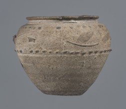 Vise-free cup, unknown Rhine workshop, Goluchów Greater Poland Voivodeship. Hard-fired, granular,