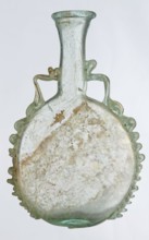 Ampoule, Egyptian workshop ; 3rd century, Roman Empire 27 BC–476; vessel; height 12 cm, width 7.3