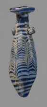 Alabastron with feathered decoration, Egyptian workshop, 6th–4th century BC, unknown place of