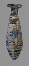 Alabastron with feathered decoration, Egyptian workshop, 6th–4th century BC, vessel alabastron,