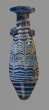 Alabastron with feathered decoration, Egyptian workshop, 6th–4th century BC, unknown place of