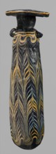 Alabastron, cylindrical belly, 4th–3rd century BC, vessel alabastron, height 17.4 cm, width 4.4 cm,