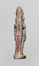 Amulet - god Horus; double crown on the head; Egyptian deity depiction; material/technique: amulet;