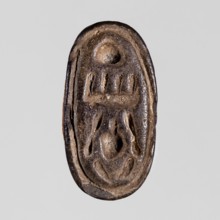 Amulet — seal with cartouche of Menkheperre; maker, cartouches, Scen.Gal.Eg.; inscription: