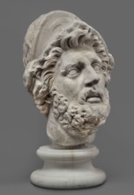 Head of Menelaus from the Menelaus Carrying the Body of Patroclus group, unknown artist. Head of a