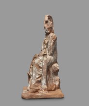 Athena figurine, Classical Gallic scenography, depicting Athena and Nike; 4th century BC, Greece;