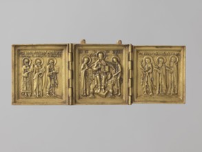 Triptych: Deesis with Saints Zosima and Savvatiy Solovetsky, Unknown Pomeranian Old Believers