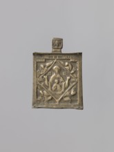 Middle wing of the triptych: Our Lady of the Signs and symbols of the four Evangelists, Russian