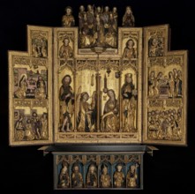 Annunciation with Unicorn Polyptych, Master of the Annunciation with Unicorn Polyptych 4th quarter