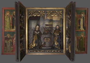 Polyptych of the Adoration of the Child, funded by the Prokendorff family, Master of the Polyptych