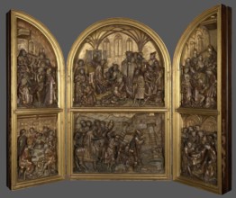 Triptych with the legend of St. Stanislaus, unknown sculptor, Hans von Kulmbach ca. 1485–1522,