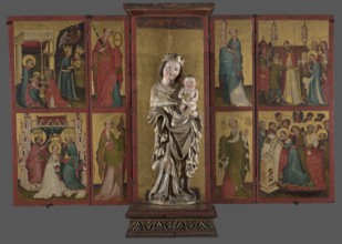 Canopy altar, Gdansk painter; canopy altars; Mary mother of Jesus Christ; Gdansk Pomeranian