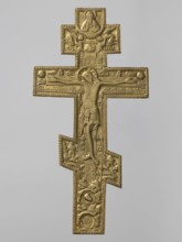 Cross: Crucifixion of Christ; Old Believers workshop. Subjects and iconography: Adam Bible, angels,