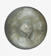 Pear-shaped vial, unknown Eastern workshop. The body is a slightly elongated sphere with a