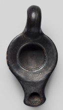 Oil lamp, unknown Attic workshop; oil lamp, single-burner, lighting; scene: gallery/classical?; end