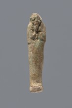 Ushabti, mummy-shaped funerary figurine, gift; Late Period, 525–343 BC 27th–30th Dynasty, Egypt;